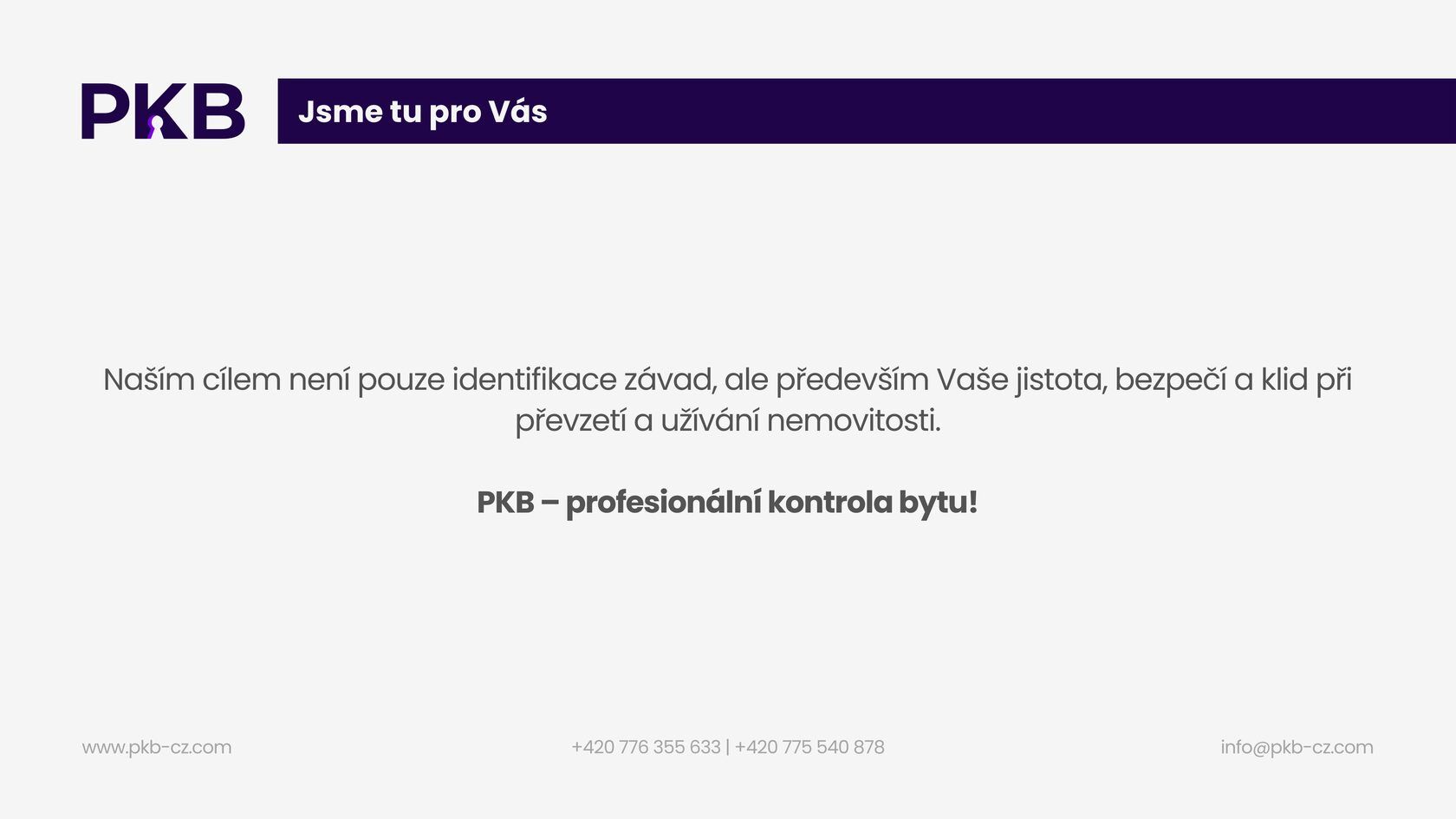 Ukázka inspekční zprávy